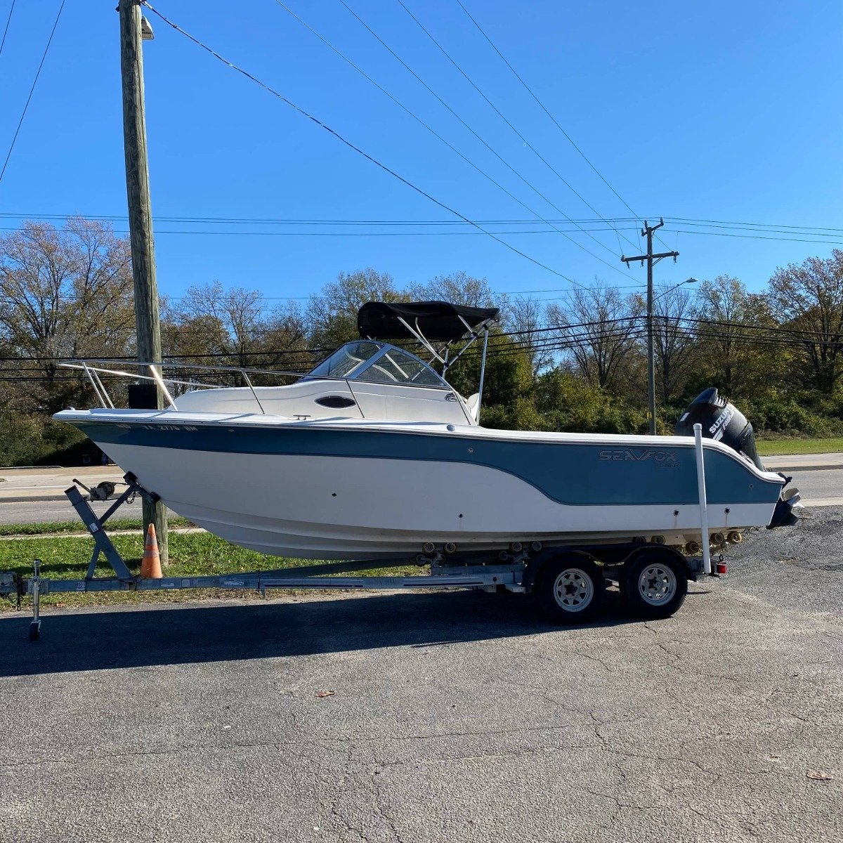Sea Fox 23′-3″ Walk Around – Hull + Trailer thumbnail