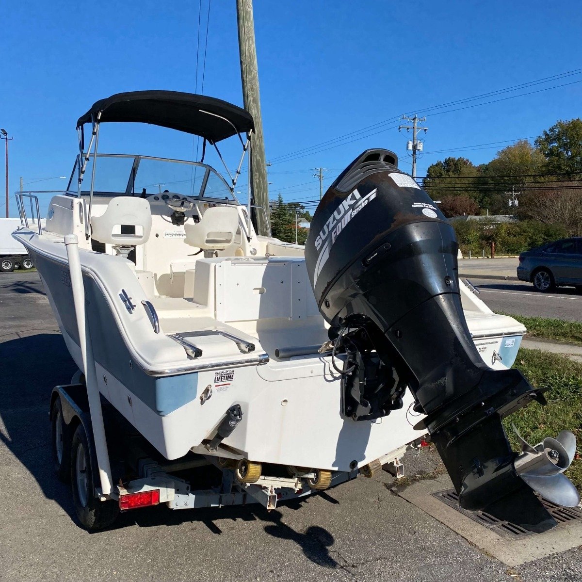 Sea Fox 23′-3″ Walk Around – Hull + Trailer thumbnail