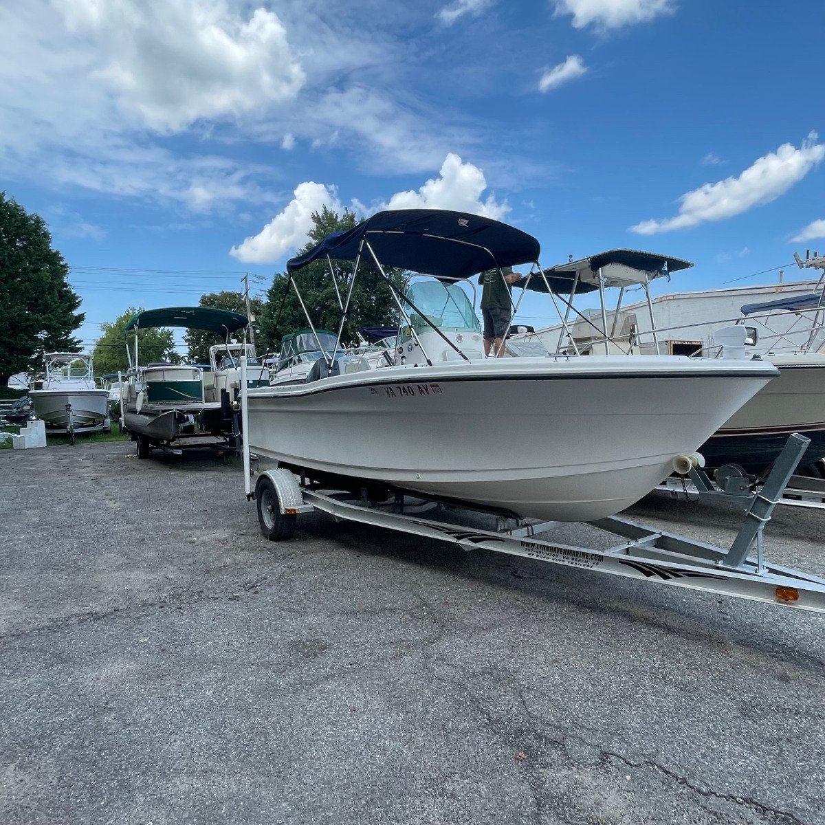 1998 Trophy 19ft Center Console (Complete Rig) thumbnail