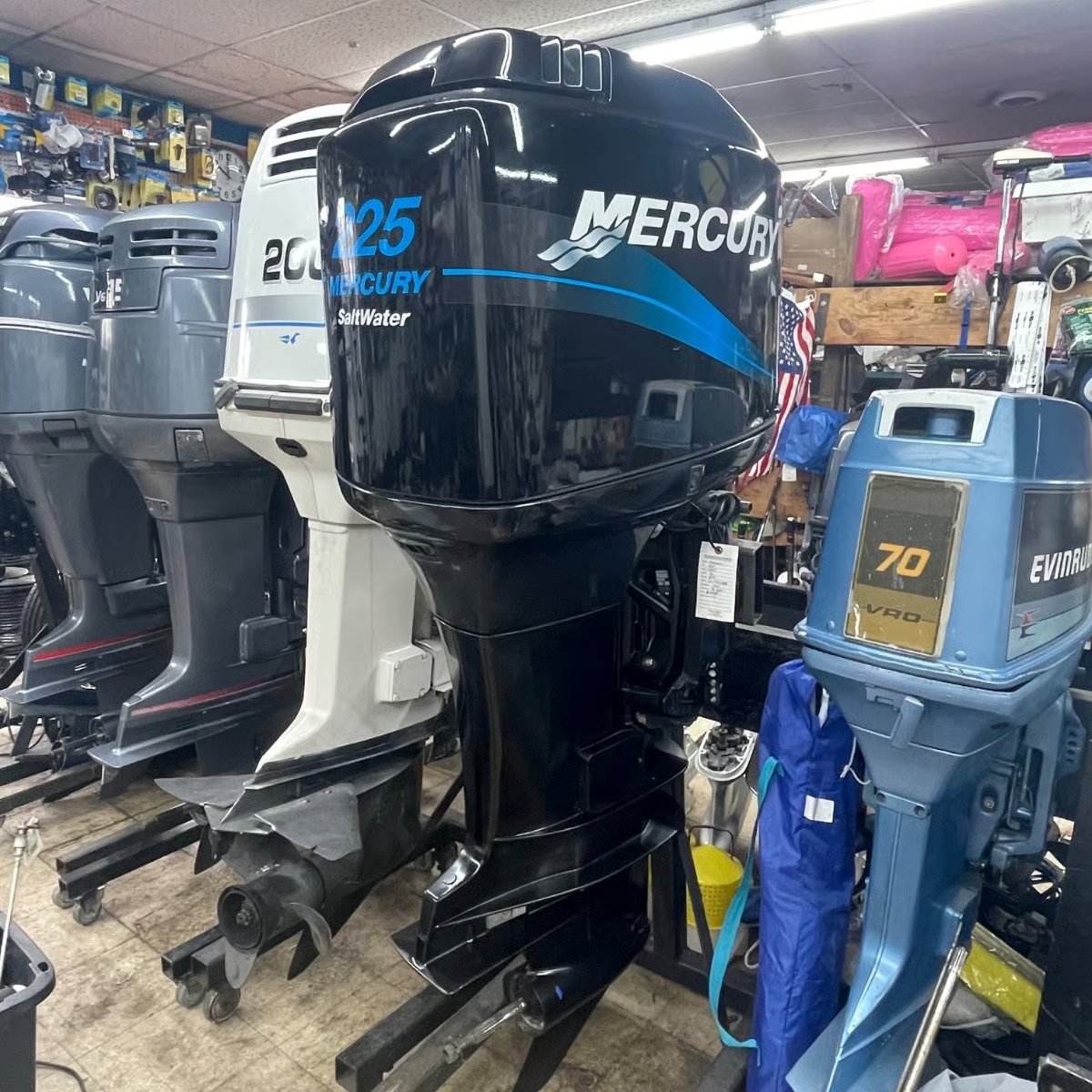 used outboard mercury motors for sale 1997 Mercury 225HP EFI 25″ Outboard Motor thumbnail