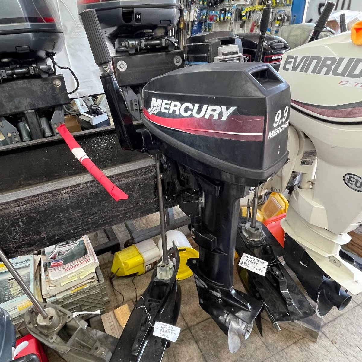 used boat engines for sale 2002 Mercury 9.9 HP 2-Stroke boat motor