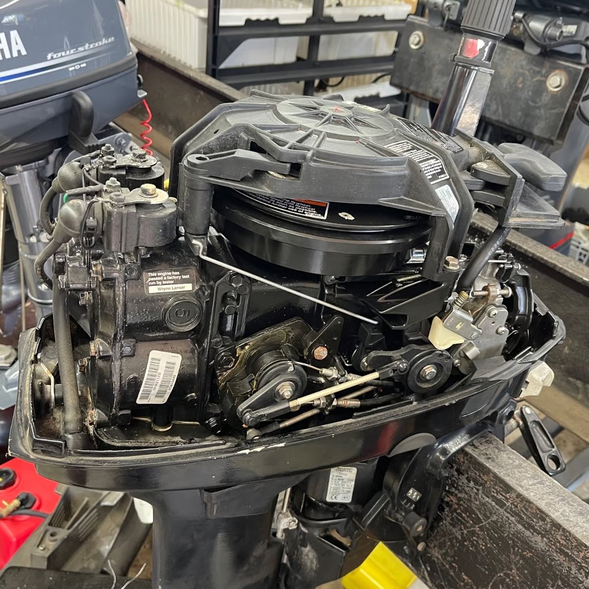 used boat engines for sale 2002 Mercury 9.9 HP 2-Stroke boat motor thumbnail