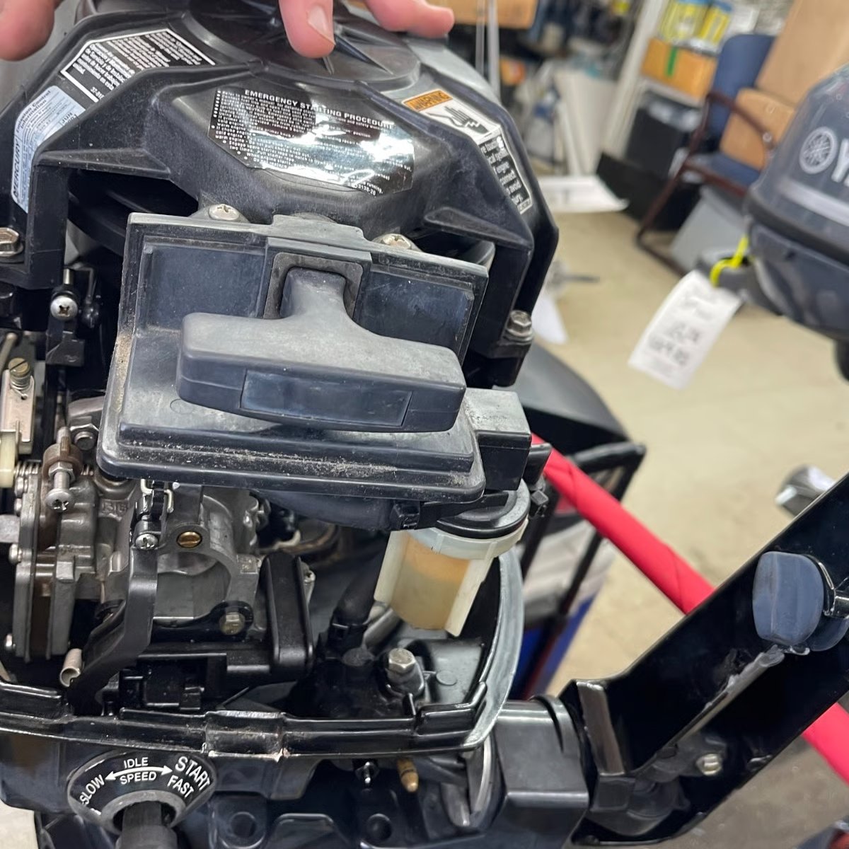 used boat engines for sale 2002 Mercury 9.9 HP 2-Stroke boat motor thumbnail