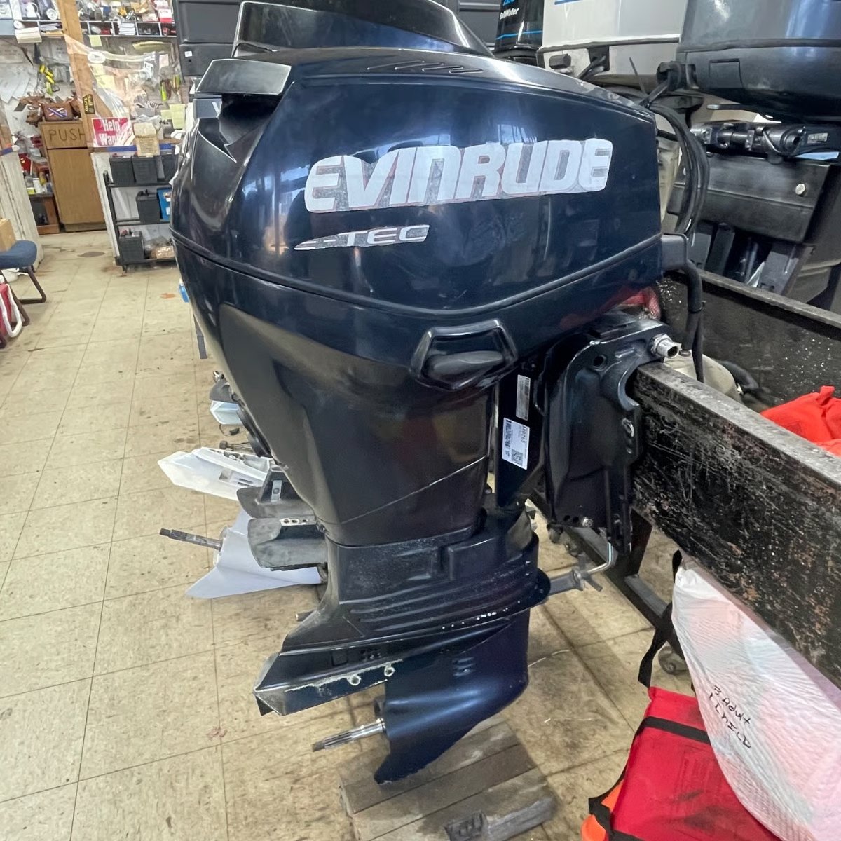 used boat engines for sale 2006 Evinrude ETEC 40 HP 2-Stroke boat motor thumbnail