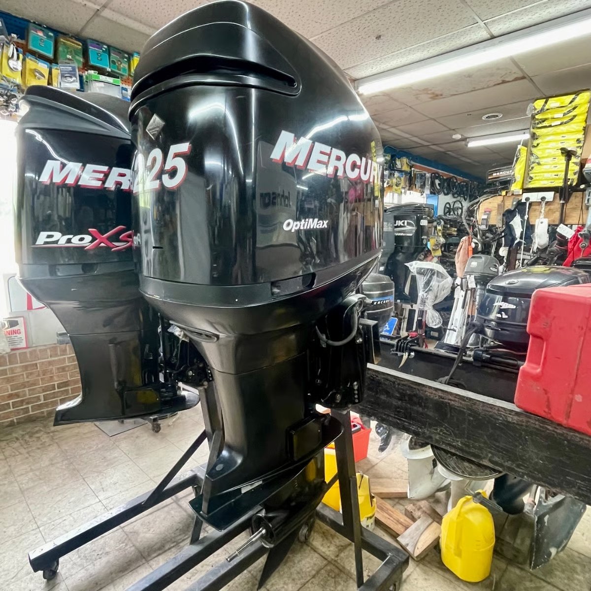 buy used outboard motor online 2006 Mercury 225hp Optimax 20″ Motor thumbnail