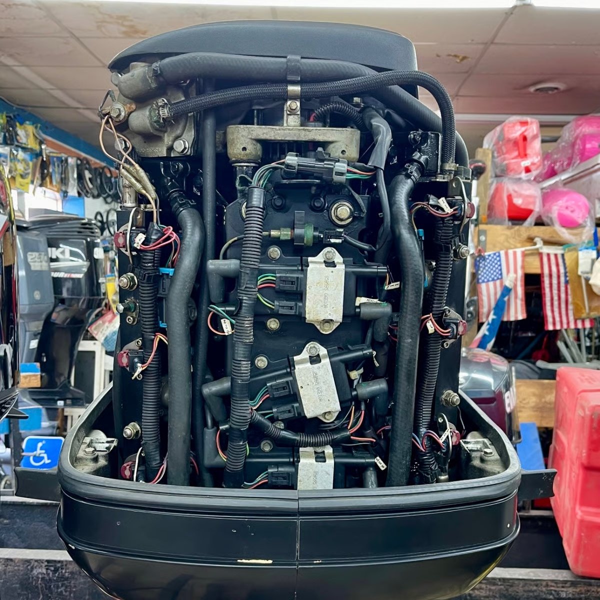 buy used outboard motor online 2006 Mercury 225hp Optimax 20″ Motor thumbnail