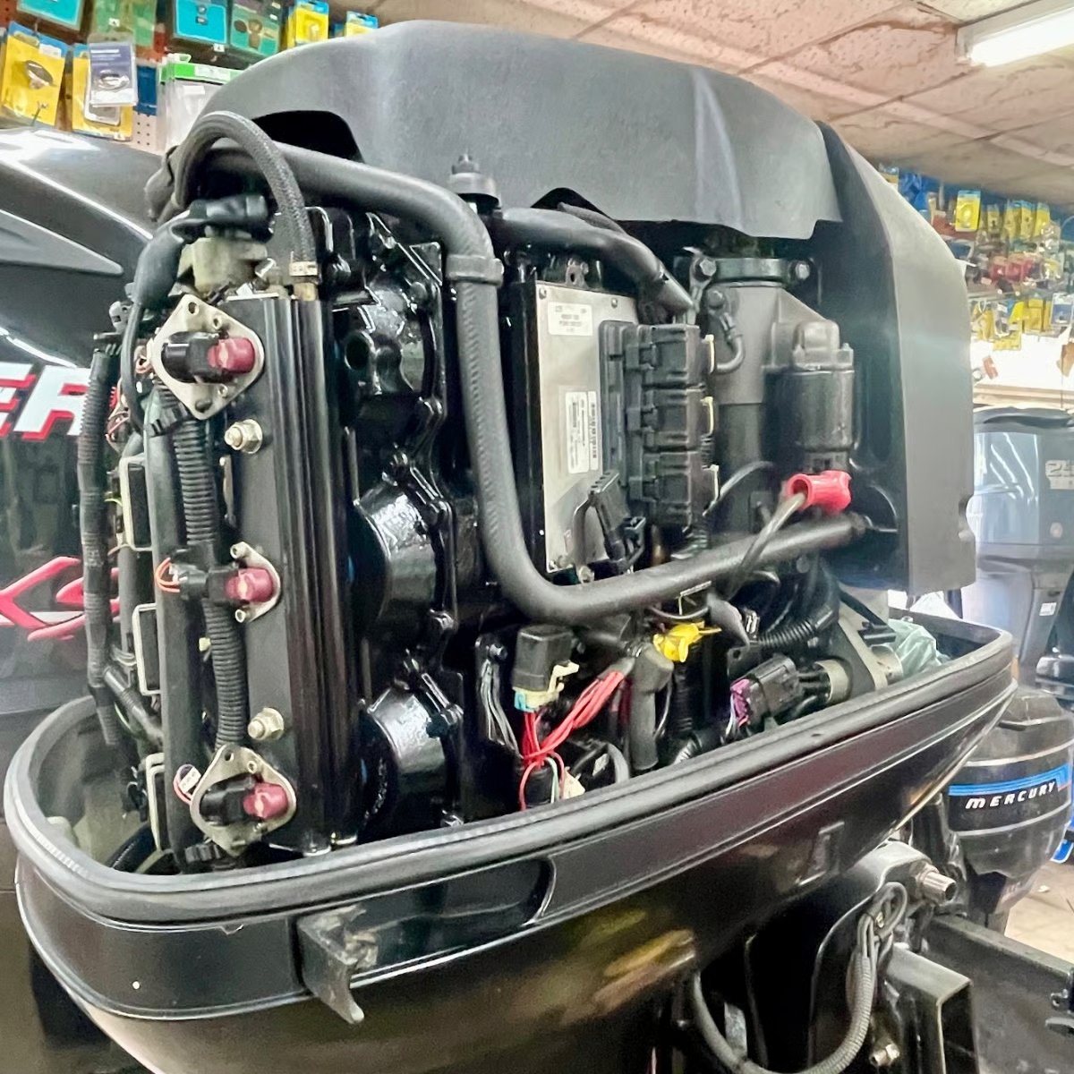 buy used outboard motor online 2006 Mercury 225hp Optimax 20″ Motor thumbnail