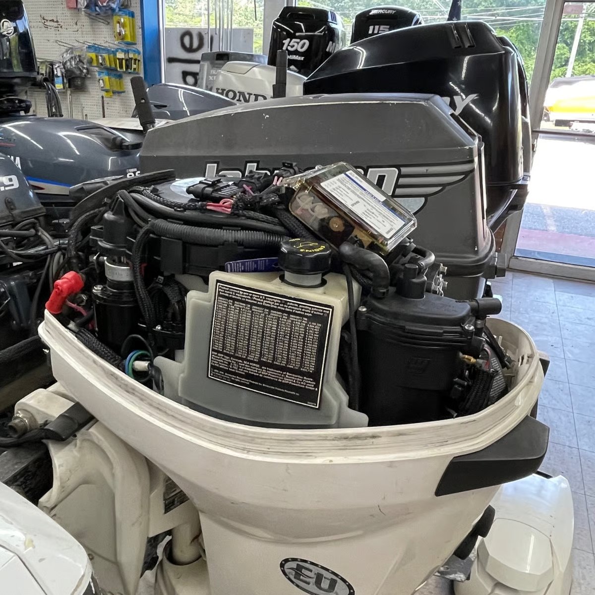 buy used outboard motor online 2010 Evinrude 25HP Etec Outboard Motor thumbnail